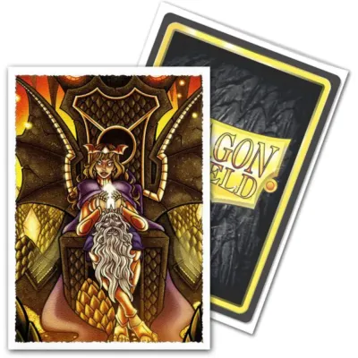 Protetor de Cartas 66mm x 91mm (Padrão) Arte Matte Queen Athromark c/ 100 - Dragon Shield Protetor de Cartas 66mm x 91mm (Padrão) Arte Matte Queen Athromark c/ 100 - Dragon Shield