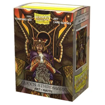 Protetor de Cartas 66mm x 91mm (Padrão) Arte Matte Queen Athromark c/ 100 - Dragon Shield Protetor de Cartas 66mm x 91mm (Padrão) Arte Matte Queen Athromark c/ 100 - Dragon Shield