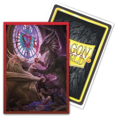 Protetor de Cartas 66mm x 91mm (Padrão) Arte Escovada Dia dos Namorados Draconicos 2022 c/ 100 - Dragon Shield Protetor de Cartas 66mm x 91mm (Padrão) Arte Escovada Dia dos Namorados Draconicos 2022 c/ 100 - Dragon Shield