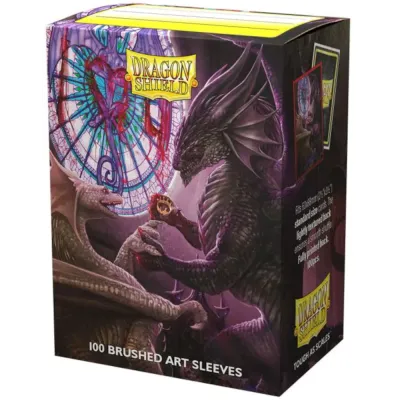 Protetor de Cartas 66mm x 91mm (Padrão) Arte Escovada Dia dos Namorados Draconicos 2022 c/ 100 - Dragon Shield Protetor de Cartas 66mm x 91mm (Padrão) Arte Escovada Dia dos Namorados Draconicos 2022 c/ 100 - Dragon Shield
