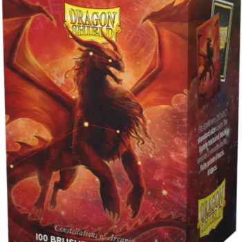 Protetor de Cartas 66mm x 91mm (Padrão) Arte Escovada Rowan o Juba de Leão c/ 100 - Dragon Shield