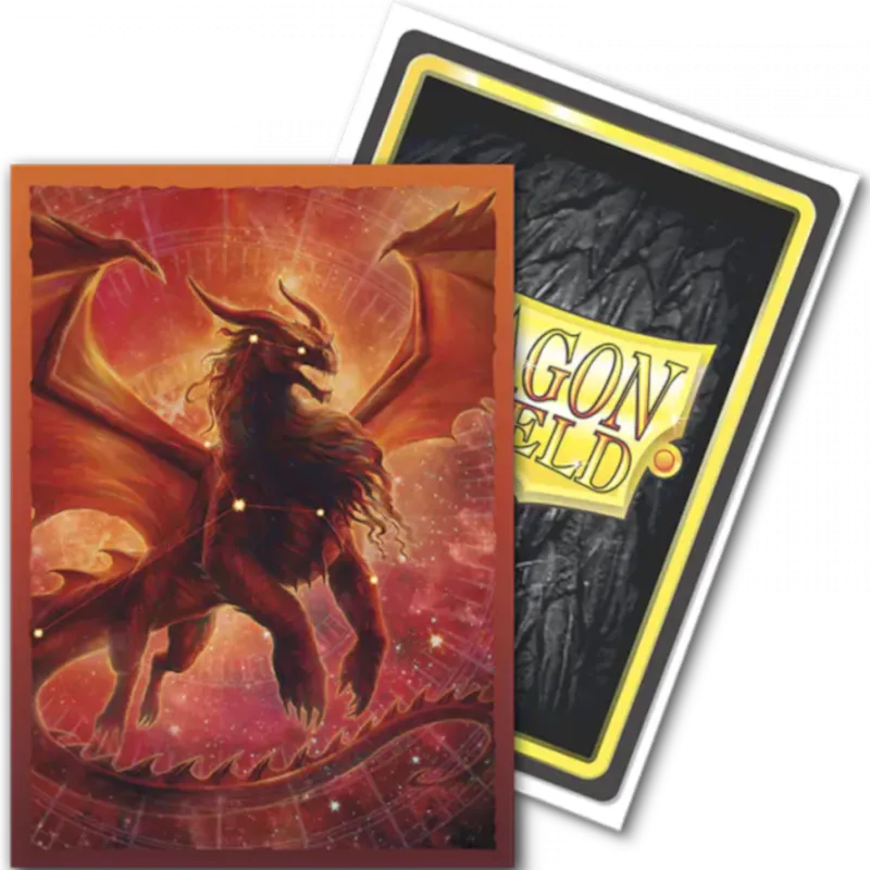 Protetor de Cartas 66mm x 91mm (Padrão) Arte Escovada Rowan o Juba de Leão c/ 100 - Dragon Shield