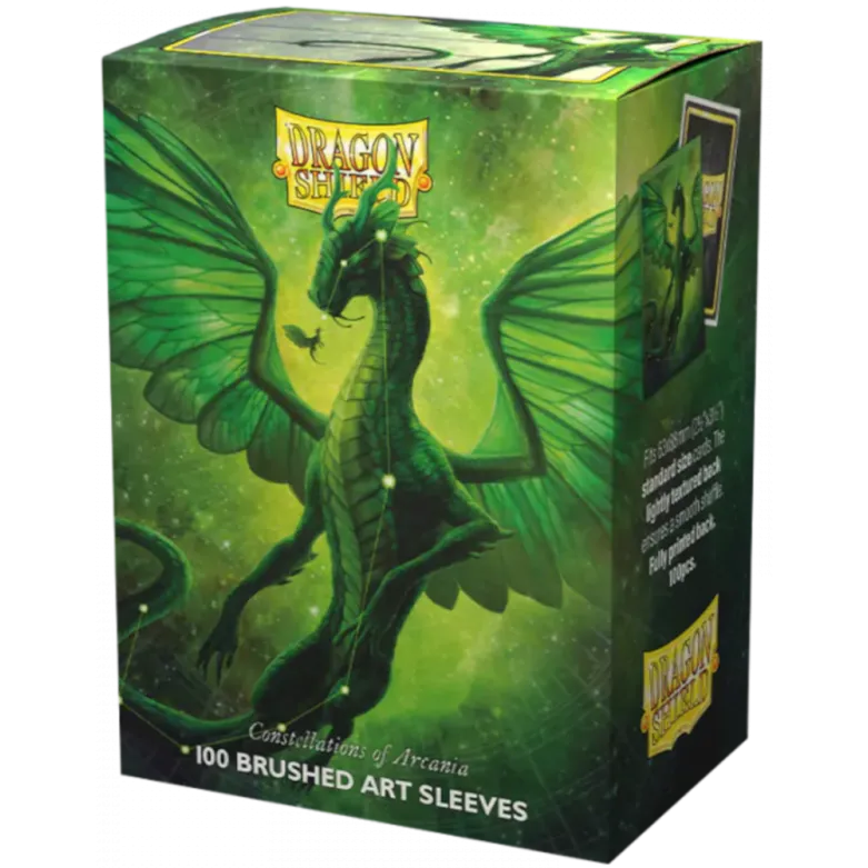 Protetor de Cartas 66mm x 91mm (Padrão) Arte Escovada Rayalda a Calma Eterna c/ 100 - Dragon Shield