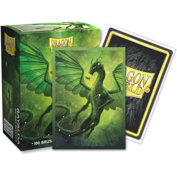 Protetor de Cartas 66mm x 91mm (Padrão) Arte Escovada Rayalda a Calma Eterna c/ 100 - Dragon Shield