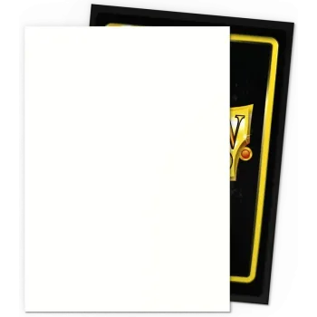 Protetor de Cartas 66mm x 91mm (Padrão) Matte Dual Snow c/ 100 - Dragon Shield