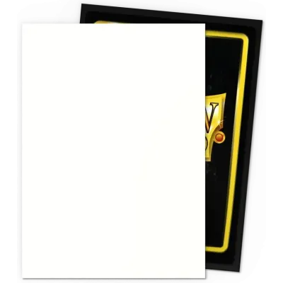 Protetor de Cartas 66mm x 91mm (Padrão) Matte Dual Snow c/ 100 - Dragon Shield