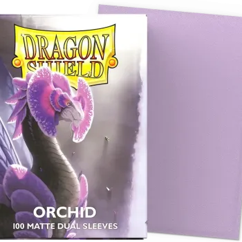 Protetor de Cartas 66mm x 91mm (Padrão) Matte Dual Orchid c/ 100 - Dragon Shield
