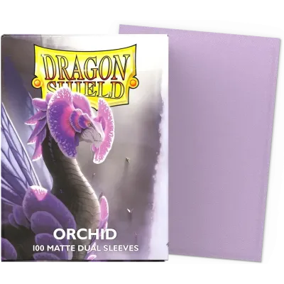Protetor de Cartas 66mm x 91mm (Padrão) Matte Dual Orchid c/ 100 - Dragon Shield