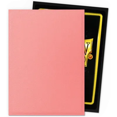 Protetor de Cartas 66mm x 91mm (Padrão) Matte Dual Peach c/ 100 - Dragon Shield