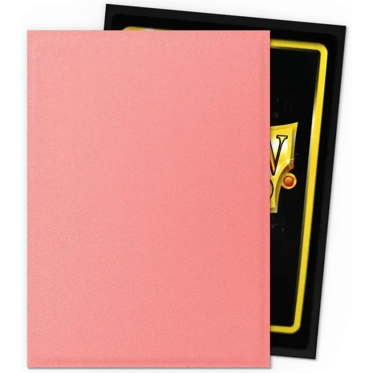 Protetor de Cartas 66mm x 91mm (Padrão) Matte Dual Peach c/ 100 - Dragon Shield
