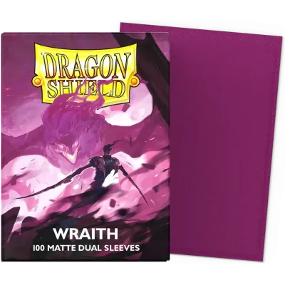 Protetor de Cartas 66mm x 91mm (Padrão) Matte Dual Wraith c/ 100 - Dragon Shield