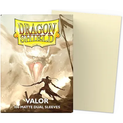 Protetor de Cartas 66mm x 91mm (Padrão) Matte Dual Valor c/ 100 - Dragon Shield