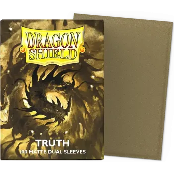 Protetor de Cartas 66mm x 91mm (Padrão) Matte Dual Truth c/ 100 - Dragon Shield