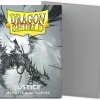 Protetor de Cartas 66mm x 91mm (Padrão) Matte Dual Justice c/ 100 - Dragon Shield