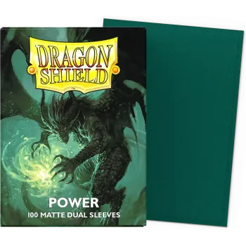 Protetor de Cartas 66mm x 91mm (Padrão) Matte Dual Power c/ 100 - Dragon Shield