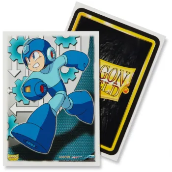 Protetor de Cartas 66mm x 91mm (Padrão) Arte Mega-Man c/ 100 - Dragon Shield