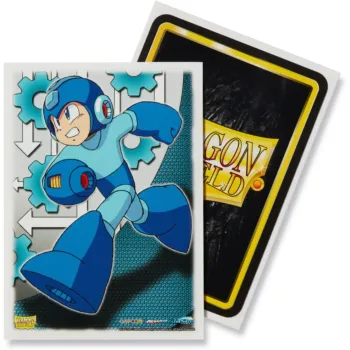 Protetor de Cartas 66mm x 91mm (Padrão) Arte Mega-Man c/ 100 - Dragon Shield Protetor de Cartas 66mm x 91mm (Padrão) Arte Mega-Man c/ 100 - Dragon Shield