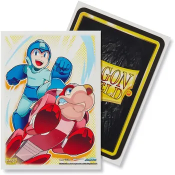 Protetor de Cartas 66mm x 91mm (Padrão) Arte Mega-Man & Rush c/ 100 - Dragon Shield Protetor de Cartas 66mm x 91mm (Padrão) Arte Mega-Man & Rush c/ 100 - Dragon Shield