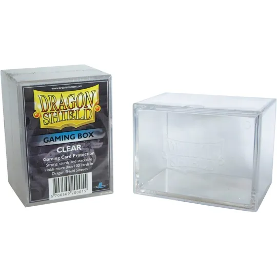 Deck Box Transparente p/ 100 cards - Gaming Box - Dragon Shield
