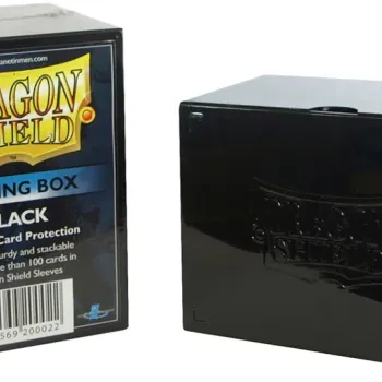 Deck Box Preto p/ 100 cards - Gaming Box - Dragon Shield Deck Box Preto p/ 100 cards - Gaming Box - Dragon Shield