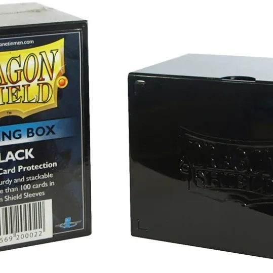 Deck Box Preto p/ 100 cards - Gaming Box - Dragon Shield Deck Box Preto p/ 100 cards - Gaming Box - Dragon Shield