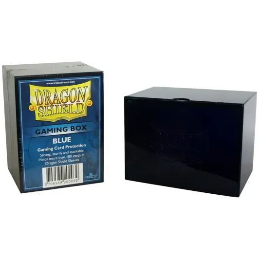 Deck Box Azul p/ 100 cards - Gaming Box - Dragon Shield