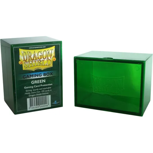 Deck Box Verde p/ 100 cards - Gaming Box - Dragon Shield