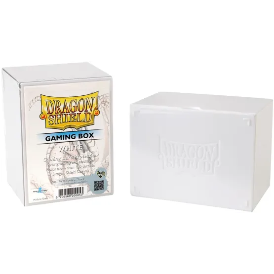 Deck Box Branco p/ 100 cards - Gaming Box - Dragon Shield