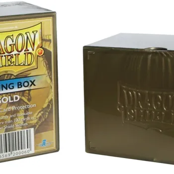 Deck Box Dourado p/ 100 cards - Gaming Box - Dragon Shield Deck Box Dourado p/ 100 cards - Gaming Box - Dragon Shield