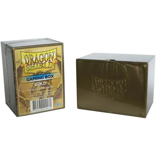 Deck Box Dourado p/ 100 cards - Gaming Box - Dragon Shield Deck Box Dourado p/ 100 cards - Gaming Box - Dragon Shield