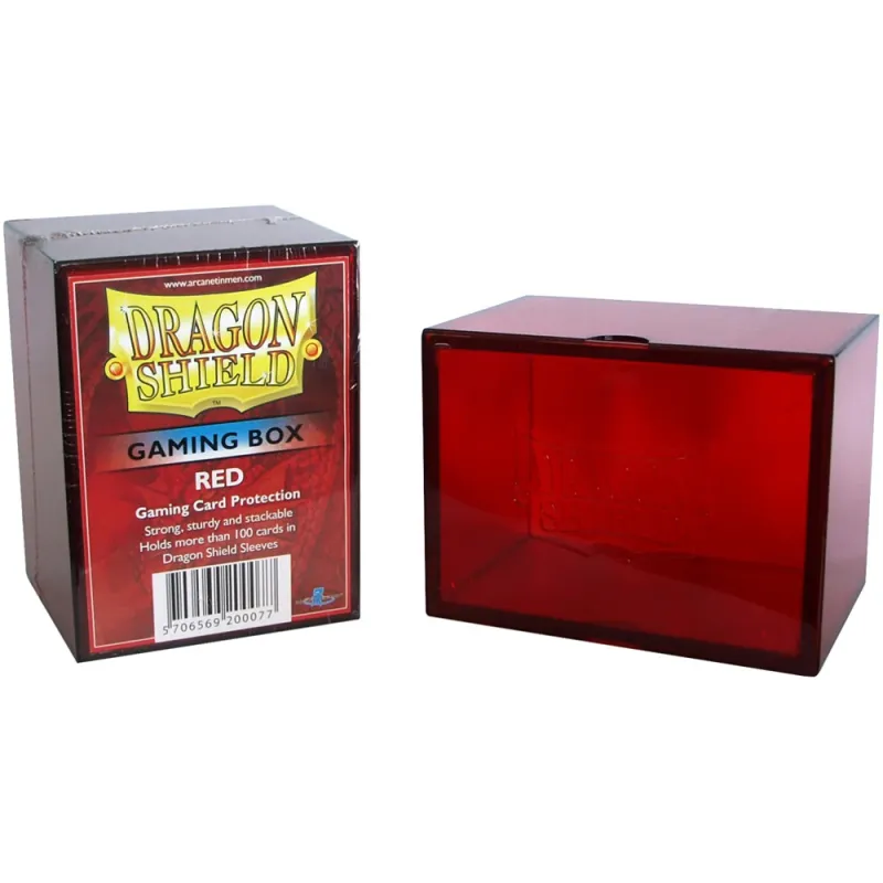 Deck Box Vermelho p/ 100 cards - Gaming Box - Dragon Shield Deck Box Vermelho p/ 100 cards - Gaming Box - Dragon Shield