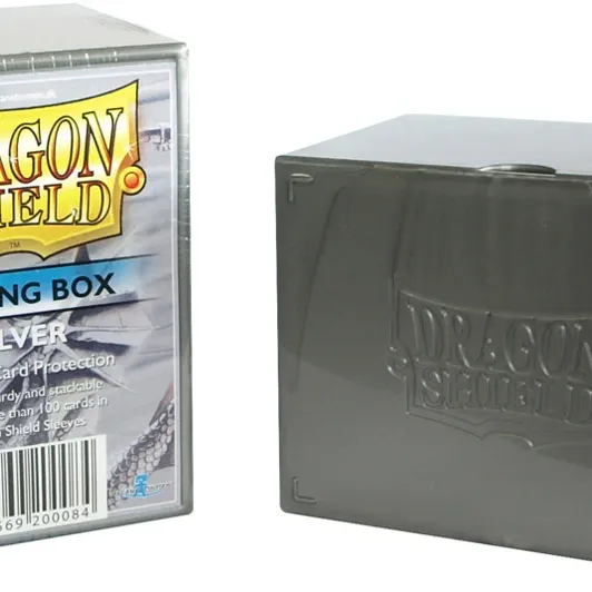Deck Box Prata p/ 100 cards - Gaming Box - Dragon Shield