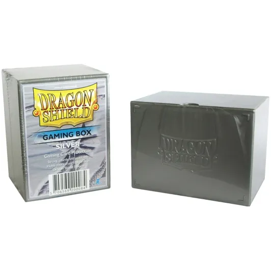 Deck Box Prata p/ 100 cards - Gaming Box - Dragon Shield