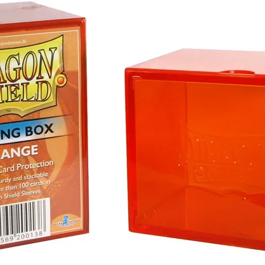 Deck Box Laranja p/ 100 cards - Gaming Box - Dragon Shield
