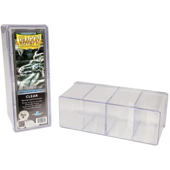 Deck Box Transparente p/ 300 cards - Four Compartment Box - Dragon Shield