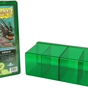 Deck Box Verde p/ 300 cards - Four Compartment Box - Dragon Shield