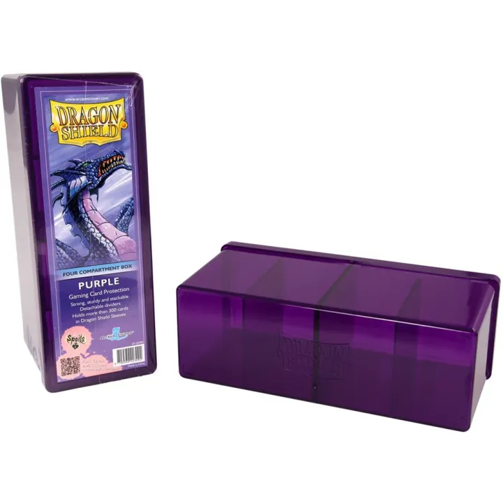 Deck Box Roxo p/ 300 cards - Four Compartment Box - Dragon Shield Deck Box Roxo p/ 300 cards - Four Compartment Box - Dragon Shield