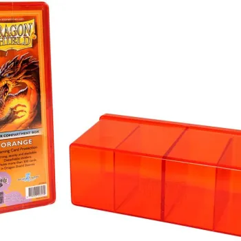 Deck Box Laranja p/ 300 cards - Four Compartment Box - Dragon Shield Deck Box Laranja p/ 300 cards - Four Compartment Box - Dragon Shield
