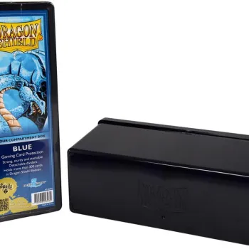 Deck Box Azul p/ 300 cards - Four Compartment Box - Dragon Shield