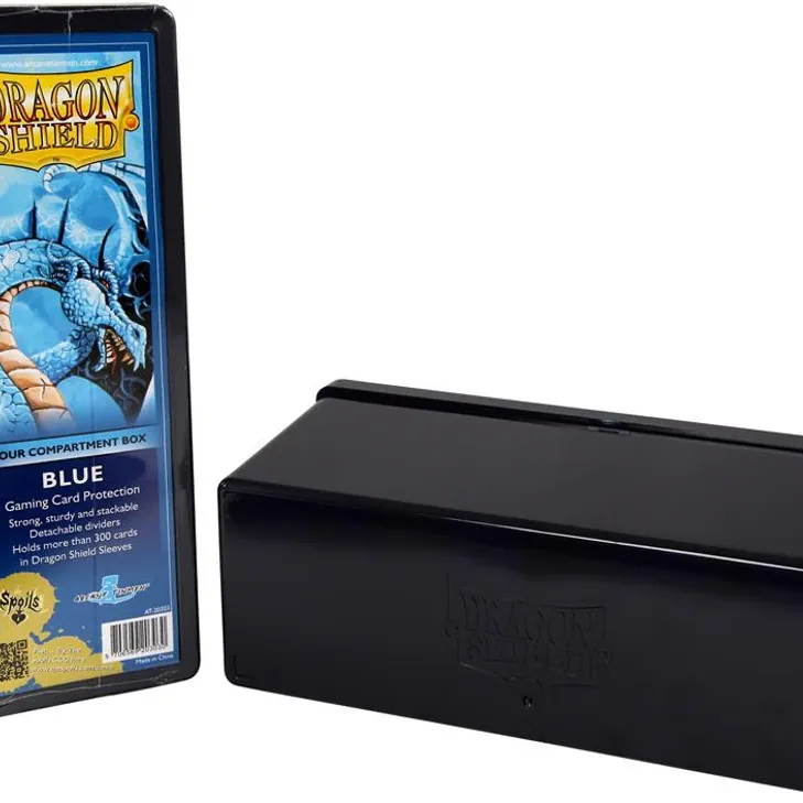 Deck Box Azul p/ 300 cards - Four Compartment Box - Dragon Shield Deck Box Azul p/ 300 cards - Four Compartment Box - Dragon Shield
