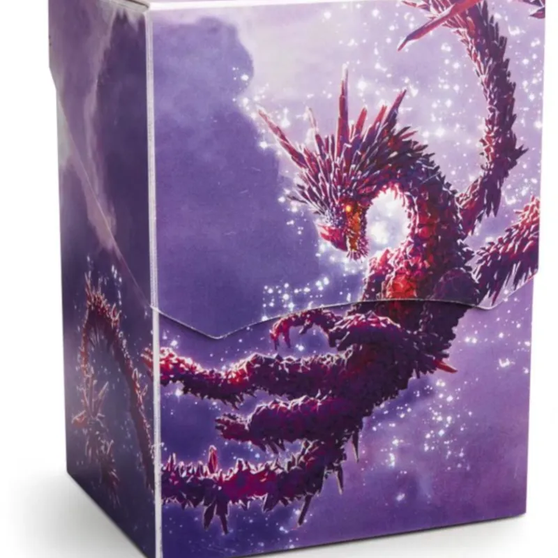 Deck Box Roxo Transparente 'Racan' p/ 75 cards - Dragon Shield