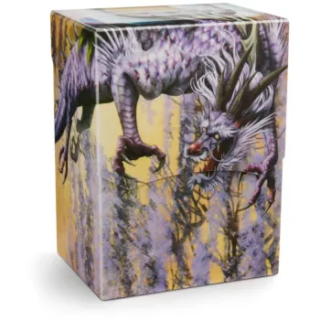 Deck Box Lilás 'Pashalia' p/ 75 cards - Dragon Shield