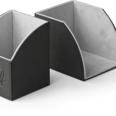 Deck Box Nest 100 Preta/Cinza Claro - Dragon Shield Deck Box Nest 100 Preta/Cinza Claro - Dragon Shield