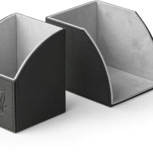 Deck Box Nest 100 Preta/Cinza Claro - Dragon Shield Deck Box Nest 100 Preta/Cinza Claro - Dragon Shield