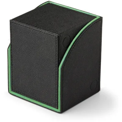 Deck Box Nest 100 Preta/Verde - Dragon Shield Deck Box Nest 100 Preta/Verde - Dragon Shield