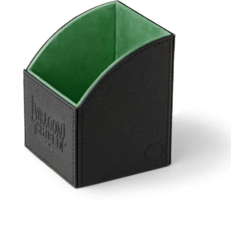 Deck Box Nest 100 Preta/Verde - Dragon Shield Deck Box Nest 100 Preta/Verde - Dragon Shield