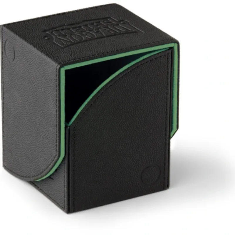 Deck Box Nest 100 Preta/Verde - Dragon Shield Deck Box Nest 100 Preta/Verde - Dragon Shield