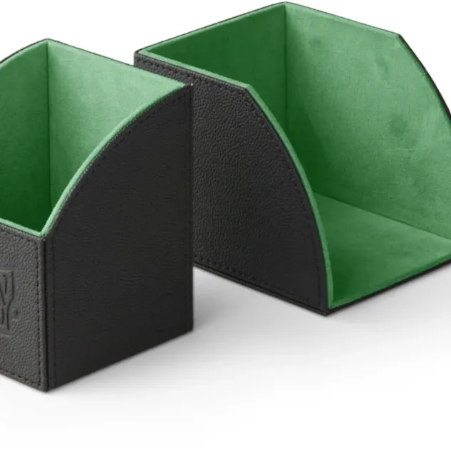 Deck Box Nest 100 Preta/Verde - Dragon Shield Deck Box Nest 100 Preta/Verde - Dragon Shield