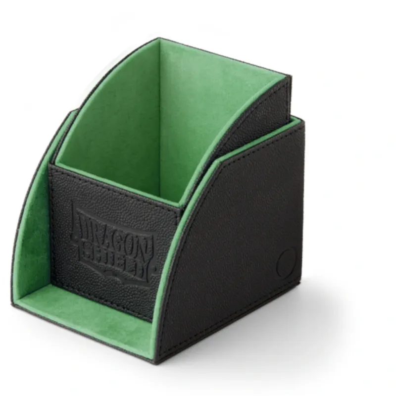 Deck Box Nest 100 Preta/Verde - Dragon Shield Deck Box Nest 100 Preta/Verde - Dragon Shield