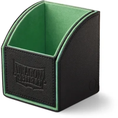Deck Box Nest 100 Preta/Verde - Dragon Shield Deck Box Nest 100 Preta/Verde - Dragon Shield
